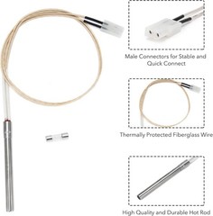 Stanbroil Grill Igniter Replacement for Pit Boss, Durable Hot Rod Ignitor with
