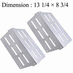 Flavorizer Bars and Heat Deflector 304 Stainless Steel 17.5″ & 13.25″