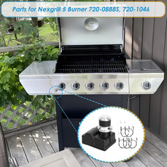 DHL-128-6Q Grill Igniters Kit for Nexgrill 720-0888S Replacement Parts, 6 Outlet