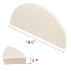 Half-Moon Ceramic Heat Deflector Plates for Kamado Joe Big Joe I II IIIBig Gr…