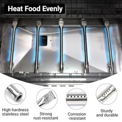 Grill Replacement Parts for Nexgrill 720-0882A 720-0925PG 720-0925 720 5 pack