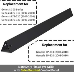 24.5 Flavorizer Bars Replacement for Weber Genesis 300 Series Side-Mounted E-310