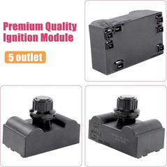 Ignitor Replacement Kit for Charbroil, 5 Outlet Ignition Module with Wires and S