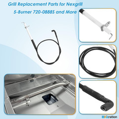 DHL-128-6Q Grill Igniters Kit for Nexgrill 720-0888S Replacement Parts, 6 Outlet