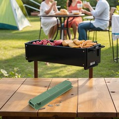 Sturdy and Efficient Kebab Maker Dual Skewer Preparation for BBQ Parties
