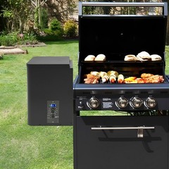 250W Electric Wood Pellet Smoker Grill Part Pellet Smoker Hopper Assembly Kit