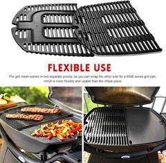 7646 7584 Grill Grates for Weber Q3200 Q320 Q300 Q3000 Q3100 Gas Grills, 17.8…