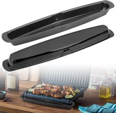 2 Pack ​​14.5″ Grill Oil Grease Catcher Drip Tray Pan Replacment