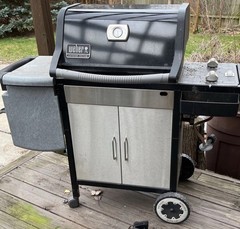 Weber Genesis Silver [ Manifold 2 burner Mount + Hardware ] Gas BBQ Parts A|B|C