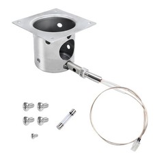 Fire Burn Pot and Hot Rod Ignitor Kit Replacement for Traeger, Pit Boss, Camp Ch