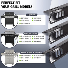 Grill Replacement Parts for Dyna Glo DGF493BNP, DGF510SBP, Backyard Grill BY13-1