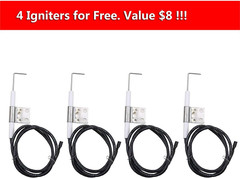 Repair Kit for Master Forge 1010037, 1010048 Gas Grill Models, Stainless Steel B