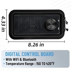 Digital PID Control Board for Pit Boss Pro Series II – WiFi & Bluetooth Enabled