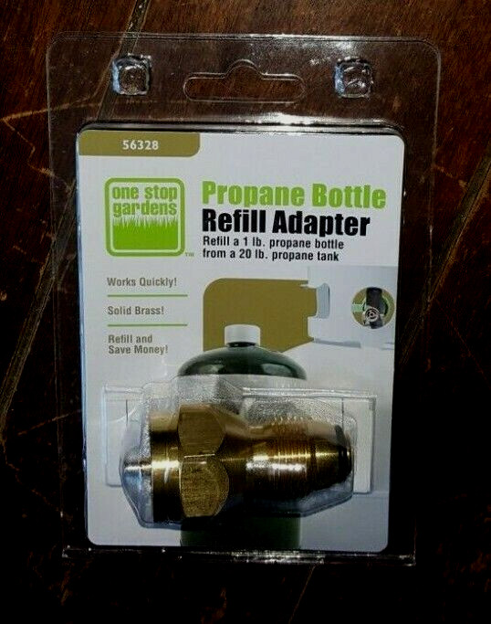 Propane Bottle Refill Adapter: Refill a 1lb Propane Bottle from a 20lb Tank!