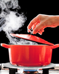 9.45” Stainless Steel Induction Diffuser Plate Even Heat with Detachable Handle.