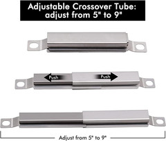 463344116 Grill Parts for Charbroil Advantage 4 Burner. Heat Plate Shields, Burn