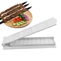 Sturdy and Efficient Kebab Maker Dual Skewer Preparation for BBQ Parties