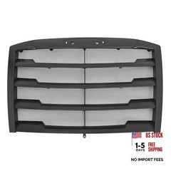 Front Grille w/Mesh Compatible with 2018-2024 Freightliner Cascadia Matte