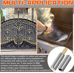 Yaocom 30 Pack 3 Inch Weld on Bullet Hinges BBQ Smoker Weldable Barrel Hinges He
