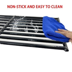 Parts DC114 (4-pack) 19.75″ Porcelain Coated Cast Iron Grill Cooking Grates f…