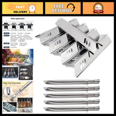 Grill Replacement Parts for Dyna-Glo DGF510SBP, Heat Shields & Burners, Backyard