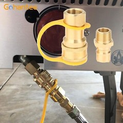 1/2″ Natural Gas Propane Quick Connect Adapter Disconnect Connector Brass Adapte