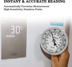 FERRODAY 1/2 NPT Stainless Steel Thermometer Dial Thermometer 1/2 NPT Homebre…