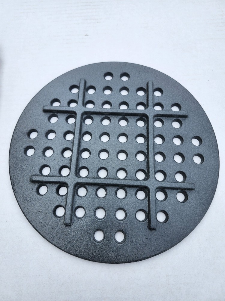 10.5″ Cast Iron Fire Grate for Kamado Joe Classic I, II, III, High Heat Plate…