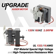 2RPM Auger Motor Gear Replacement For Pellet Grills AC 120V Heavy Duty