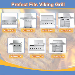 Stainless Steel Burner Tube Gas Grill Replacement Parts for Select Viking VGB…