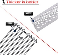 Grill Heat Plates and 9MM Grates – Perfect Replacement for Bull BBQ Enthusiasts
