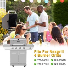 Hipoilk Grill Replacement Parts For Nexgrill 4 Burner 720-0830H 720-0783E