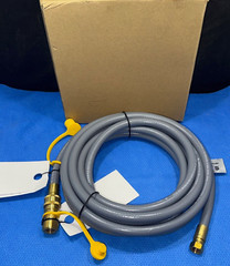 ABYDA 18 Feet 3/8″ ID Natural Gas Grill Hose with Quick Connect 18Feet