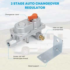 Stanbroil 2 Stage Auto Changeover Propane Regulator Lp Double-Stage Regulator