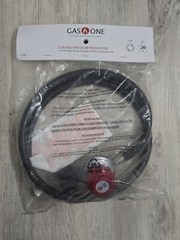 🤠🖲 Gas One #2109 High Pressure Gas Regulator 0-20 PSI 4′ Hose, Adjustable Dial