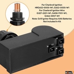 DHLG-3T Grill Igniter Kit, 3 Outlets, Charbroil Performance, Electronic Module