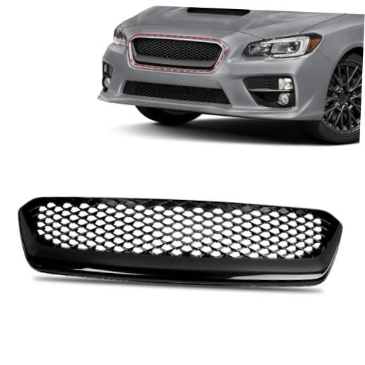 Front Bumper Grille Fits for 15-17 Subaru WRX | Upper Bumper Grille Grill