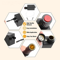 Electronic Push Button Pluse Igniter & 50cm Wire Set for Fire Pit Gas Burner