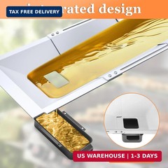 Grease Tray with Catch Pan Adjustable Universal Drip Pan for Dyna Glo, Nexgrill,