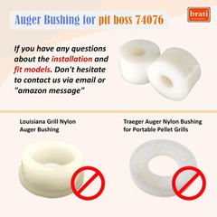 Auger Motor Bushing for AC Traeger,Pit Boss,Camp Chef and Z Grills Wood Pelle…
