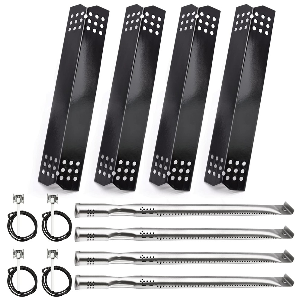 4 Pack Burner Tubes Ignitors Flame Tamers Replacement For Nexgrill 7200925P