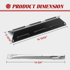 Grill Parts Burner Heat Plates for PG-4030400LD 146.34461410 146.23678310
