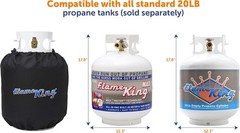 Propane Tank Cover Fits 20-Pound Steel Propane Cylinder –