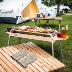 Comfortable For Outdoor Grill Gloves with Non Slip Grip for BBQ Enthusiasts