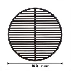 KAMaster 18 inches Cast Iron Cooking Grids Grates for Large Big Green Eggs,Ca…