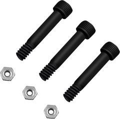 3 Pack Grill Auger Motor Shaft Nut & Bolt Set for Traeger, Pit Boss, Rec Tec