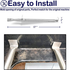 Stainless Steel Grill Burners for Vermont Castings Jenn Air Gas Grills 4-Pack