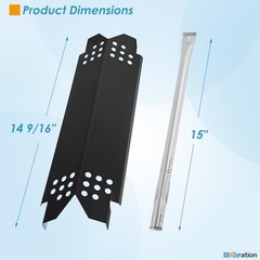 Grill Parts Replacement Kit for 6-Burner Gas Grills – Heat Shield & Flame Tamer