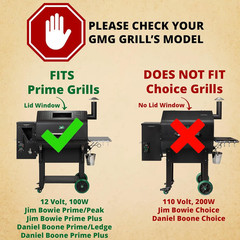 12V Prime Ceramic Pellet Grill Igniter for Daniel Boone Jim Bowie Peak