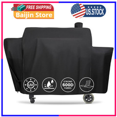 Pit Boss PB1100 PB1230 Grill Cover Heavy Duty Waterproof 600D Fade Resistant